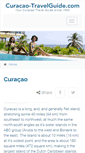 Mobile Screenshot of curacao-travelguide.com